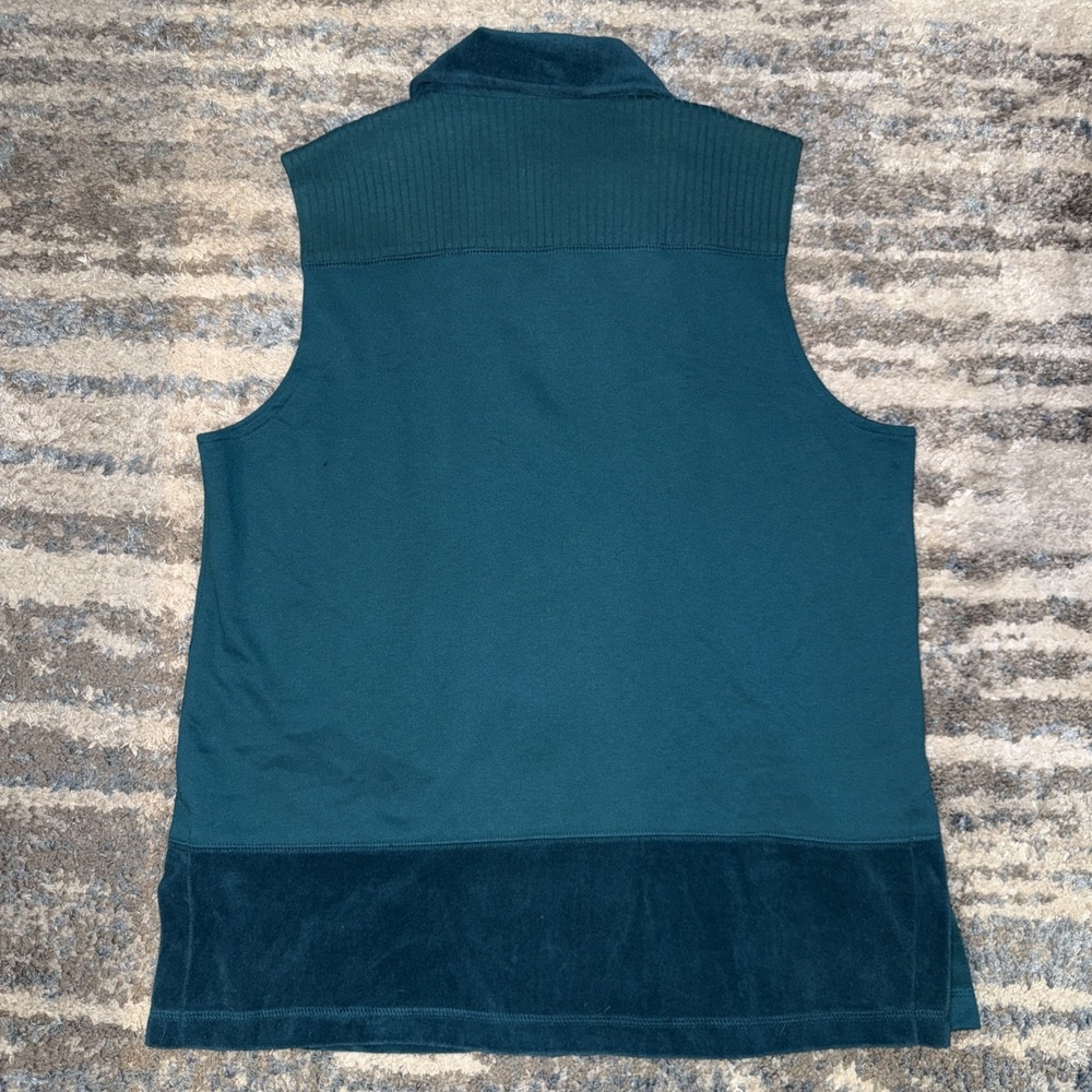 Nancy Bolen City Girl Vest Green Women's Size Large A0005 - Picture 2 of 7